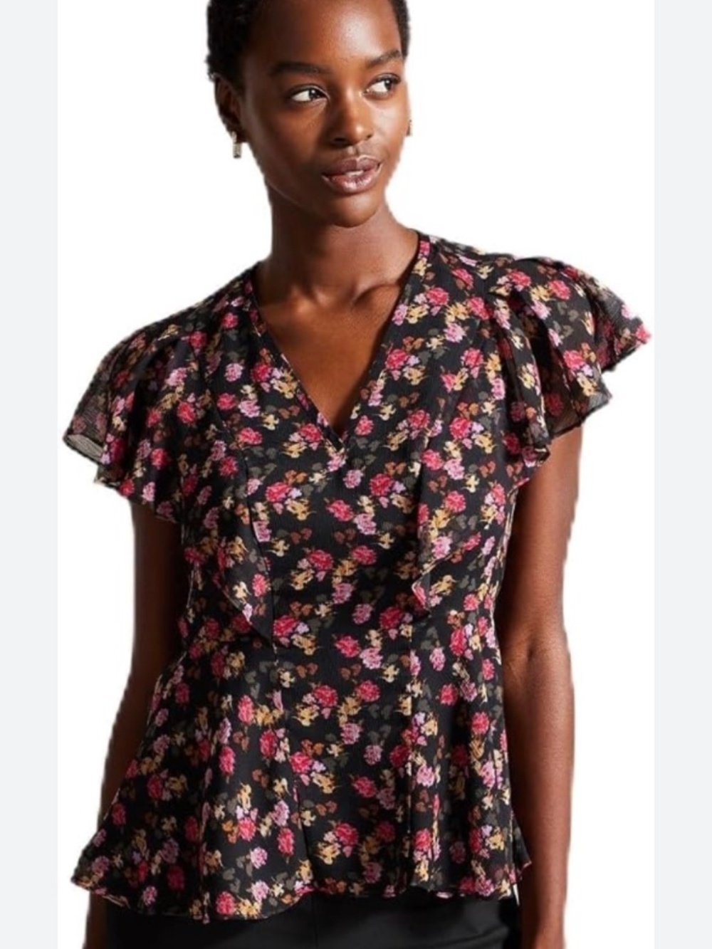 NWT: Ted Baker's Riivia Angel Sleeve Top US Size 4